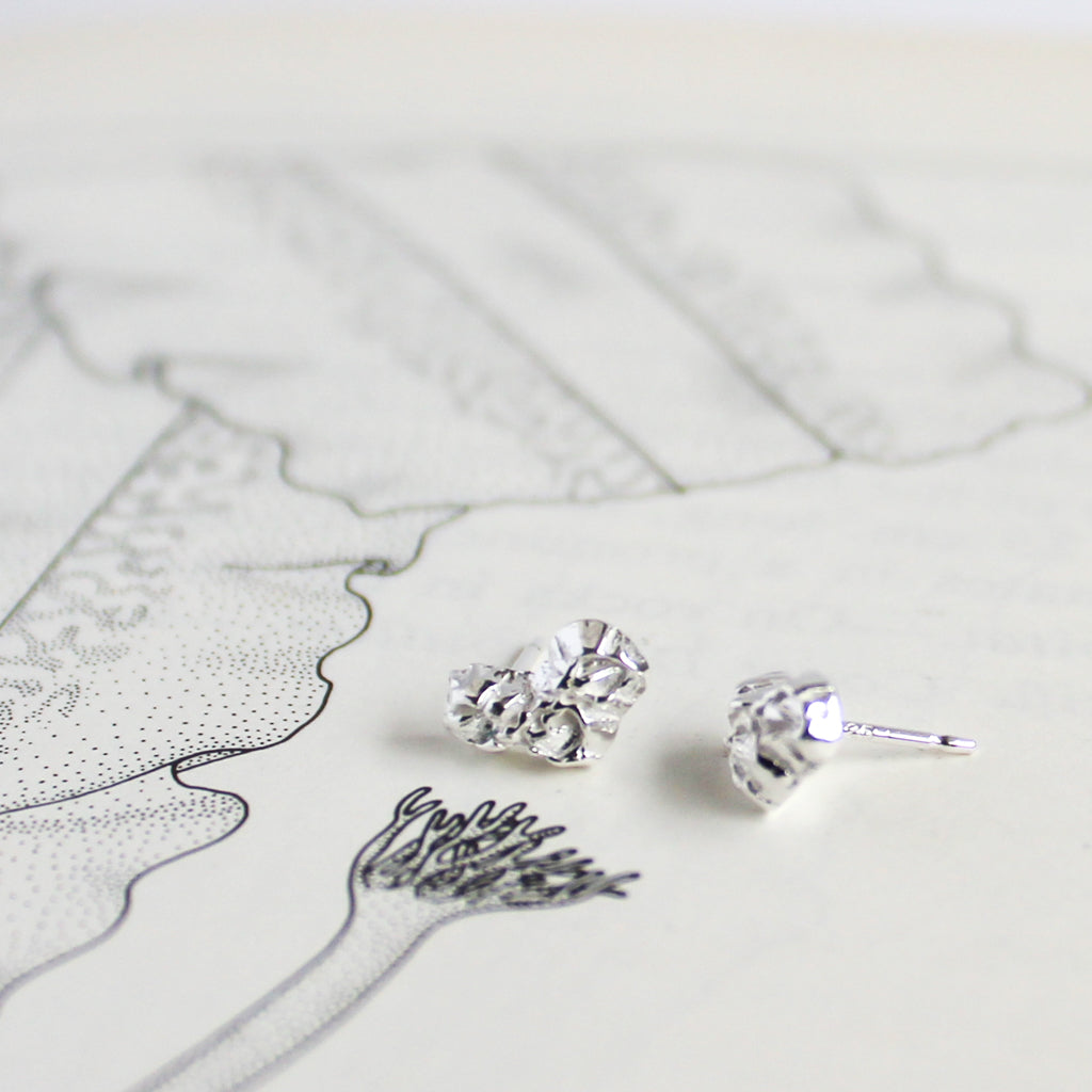 Barnacle Cluster Stud Earrings