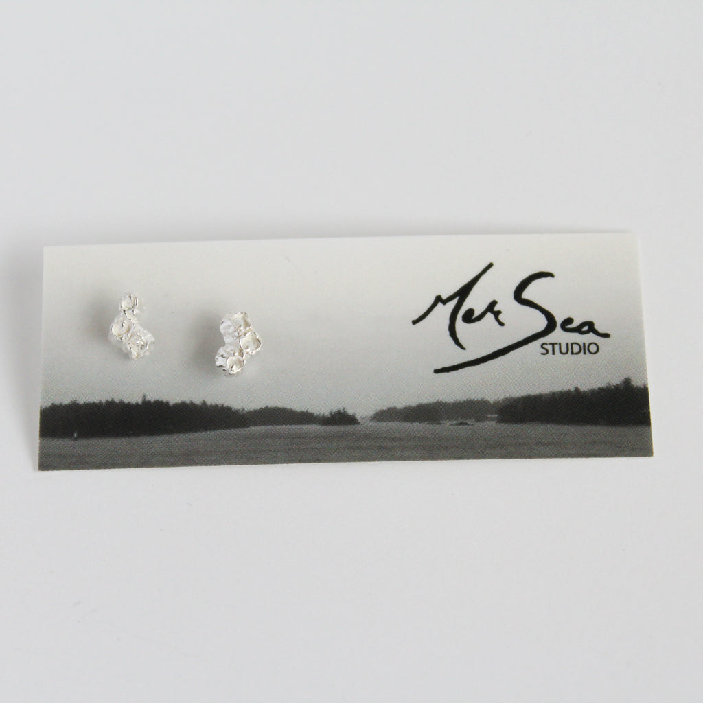 Barnacle Cluster Stud Earrings