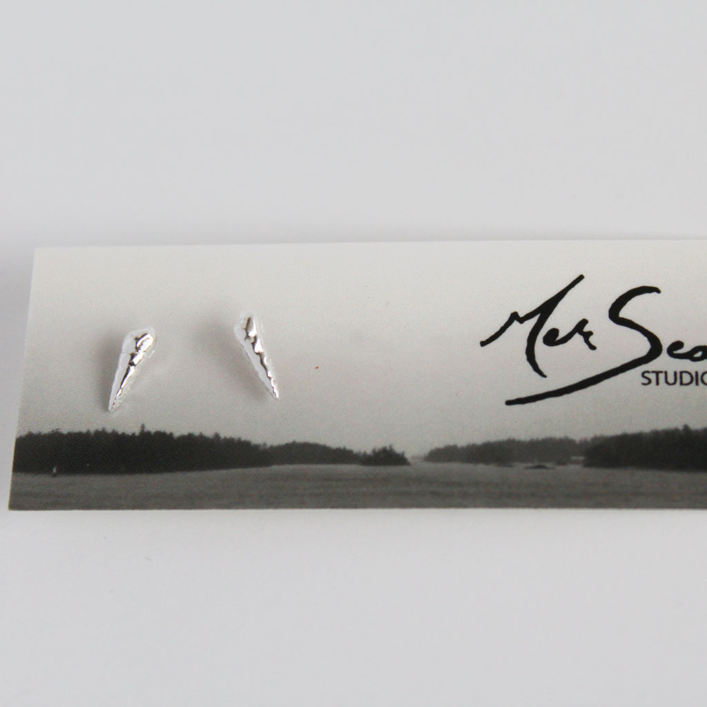 Mudflat Snail Shell Stud Earrings