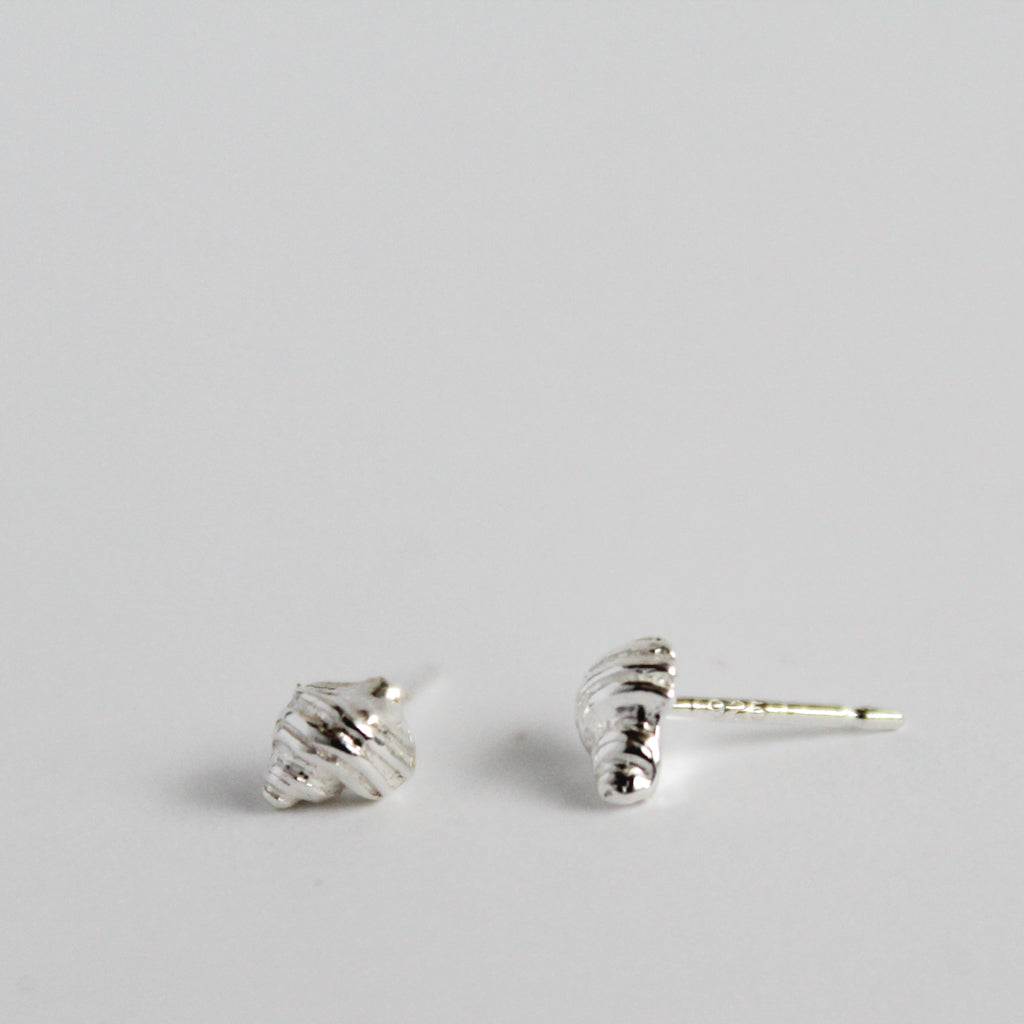 Sitka Periwinkle Shell Stud Earrings