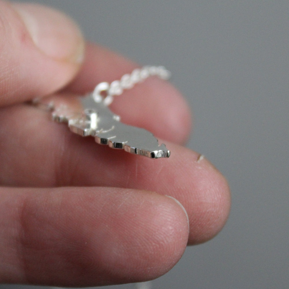 Vancouver Island Necklace with Stone