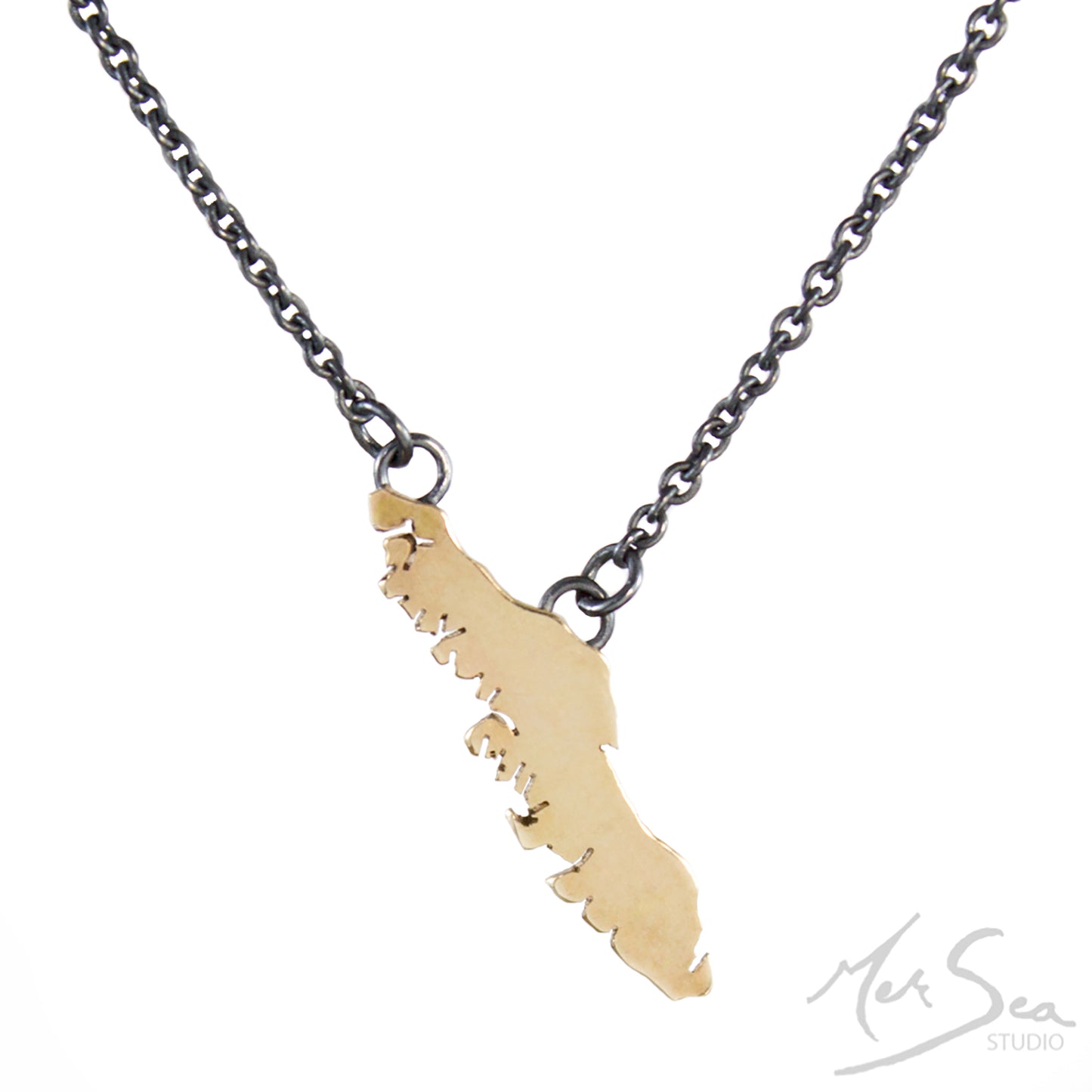 Vancouver Island in 14K Gold