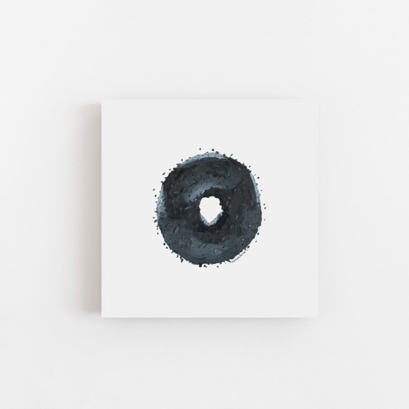 A Bagel With Everything On It Art Print