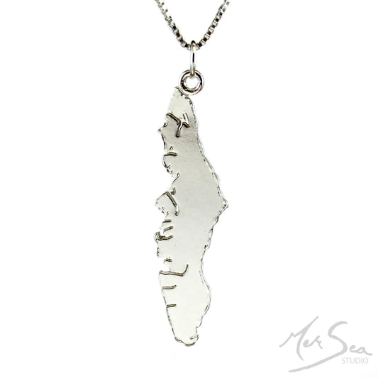 Vancouver Island Necklace (Vertical)